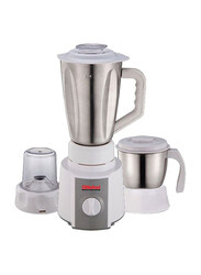Nobel 1.5L Stainless Steel 2 Speed Blender, 350W, NB201SS, White/Silver