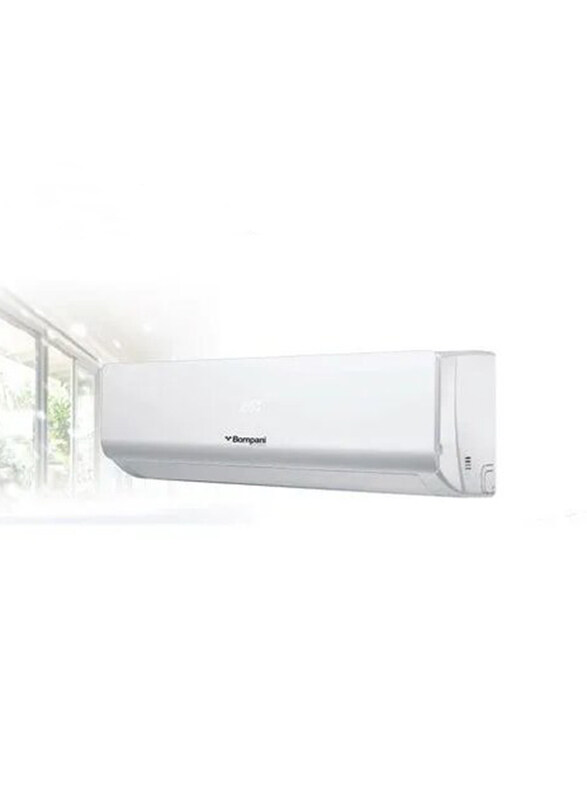 

Bompani Split 1 Ton Air Conditioners with 18000 BTU R410A Inverter Rotary Cool Only, BSAC187VT, White