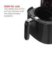 Nobel 4L Air Fryer with Detachable Non-Stick Drawer & Frying Basket & LED Light, 1300W, NAF4000, Black