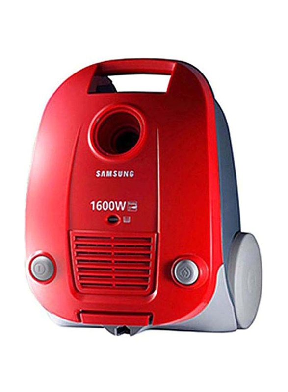 Samsung Multi Purpose Vacuum Cleaner, 3L, 1600W, SC4130R, Red/Grey