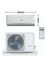 Bompani 24000 BTU Split Air Conditioner, 2 Ton, BSAC24CR2, White