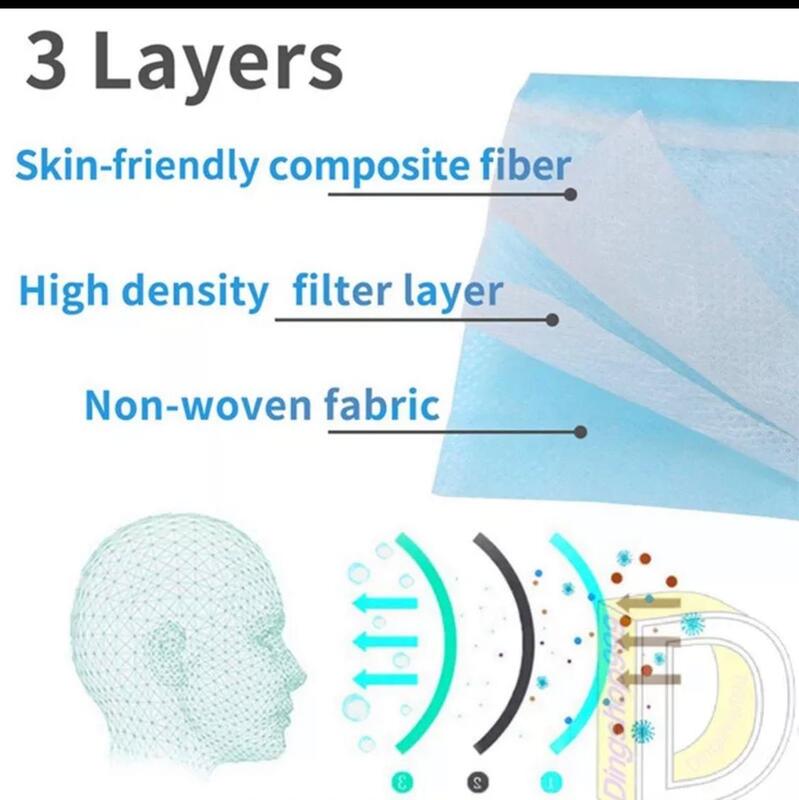 3 Layer Protective Disposable Mask