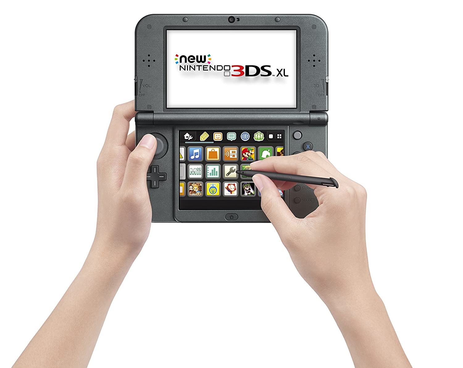 Nintendo NEW 3DS XL Handheld Console, (NO PAL Region, NTSC  US Region), Black