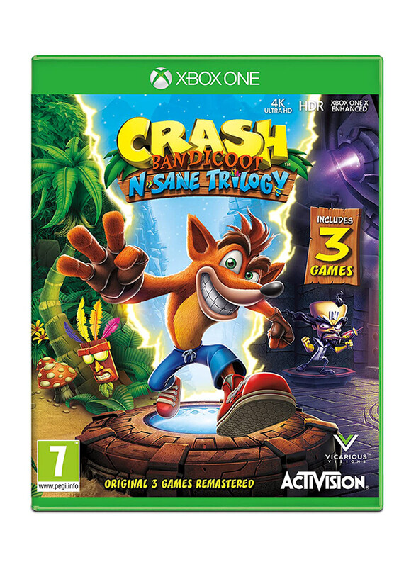 

Crash Bandicoot N-Sane Trilogy Video Game for Xbox One by Activison