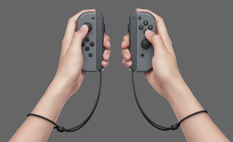 Nintendo Switch Long Battery Life Switch Dock Joy-Con Controller, Grey