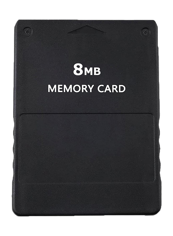 Dedicated 8 MB Memory Card for PlayStation PS2, Black