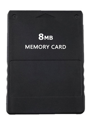 Dedicated 8 MB Memory Card for PlayStation PS2, Black