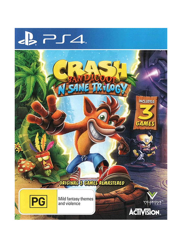 Crash Bandicoot N. Sane Trilogy Video Game for PlayStation 4 (PS4) by Activision