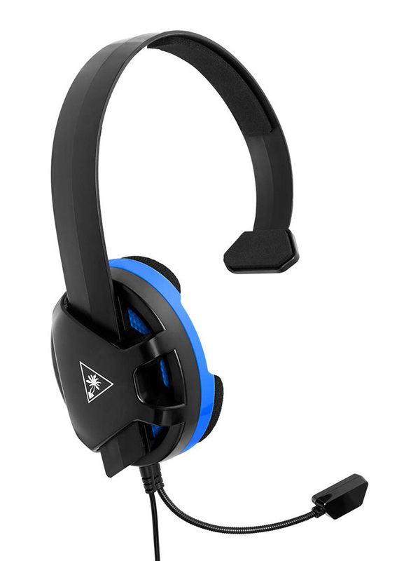 Turtle Beach Recon Chat Headset for PlayStation PS4, PS4 Pro, Xbox Series X, Xbox Series S, Xbox One, Nintendo Switch, Mobile, & PC, Black/Blue