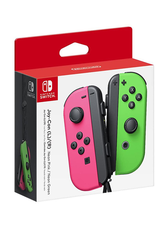 Nintendo Wireless Joy-Con Pair for Nintendo Switch, Neon Pink / Neon Green
