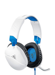 Turtle Beach Recon 70P Gaming Headset for PS4, Xbox, Nintendo Switch, PC and Mobile Devices, White/Blue