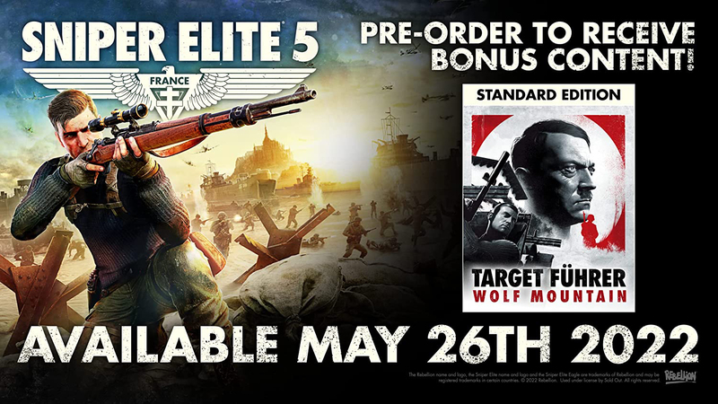 Sniper Elite 5 Video Game for PlayStation 4 by Rebellion