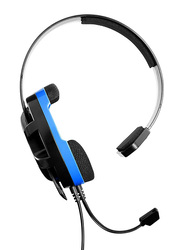 Turtle Beach Recon Chat Headset for PlayStation PS4, PS4 Pro, Xbox Series X, Xbox Series S, Xbox One, Nintendo Switch, Mobile, & PC, Black/Blue