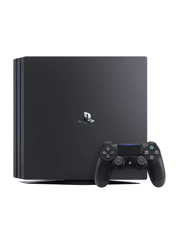 Sony PlayStation 4 Pro Console, 1TB, with DualShock Controller and 1 Game (Red Dead Redemption 2), Black
