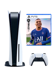 Sony PlayStation 5 Disc Console Bundle with FIFA 2022, White