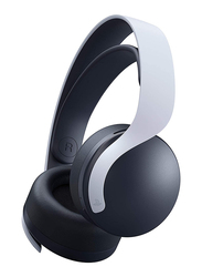 سماعات سوني بولس ثلاثية الابعاد لاسلكية لبلاي ستيشن 5, أسود/أبيض