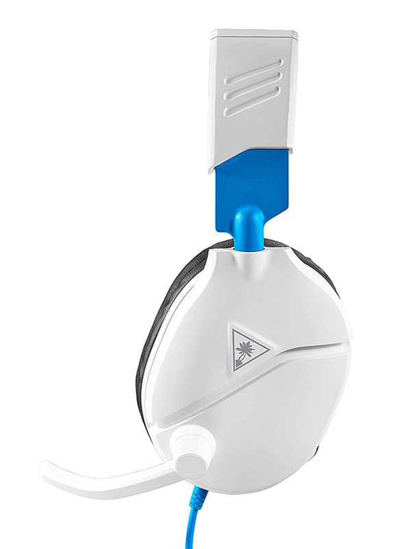 Turtle Beach Recon 70P Gaming Headset for PS4, Xbox, Nintendo Switch, PC and Mobile Devices, White/Blue