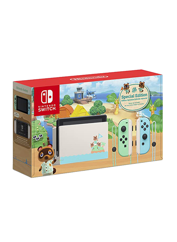 Nintendo Switch Welcome To Animal Crossing Edition No Game, Blue/Green