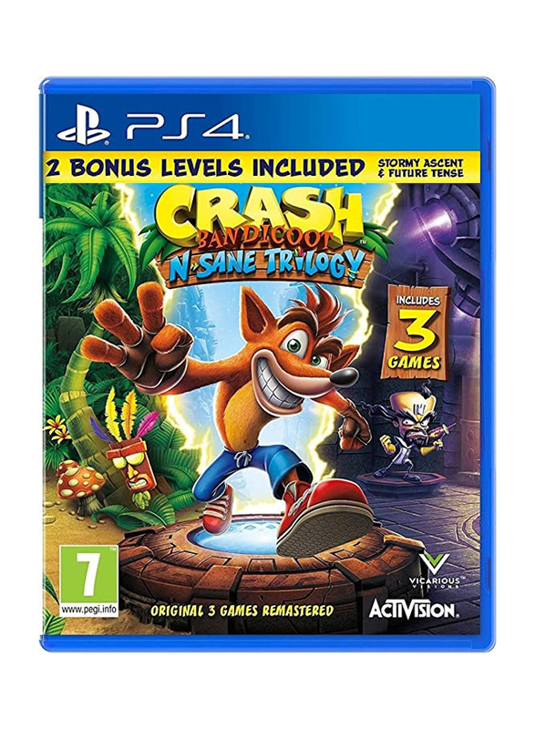 Crash Bandicoot N.Sane Trilogy Video Game for PlayStation 4 (PS4) by Activision