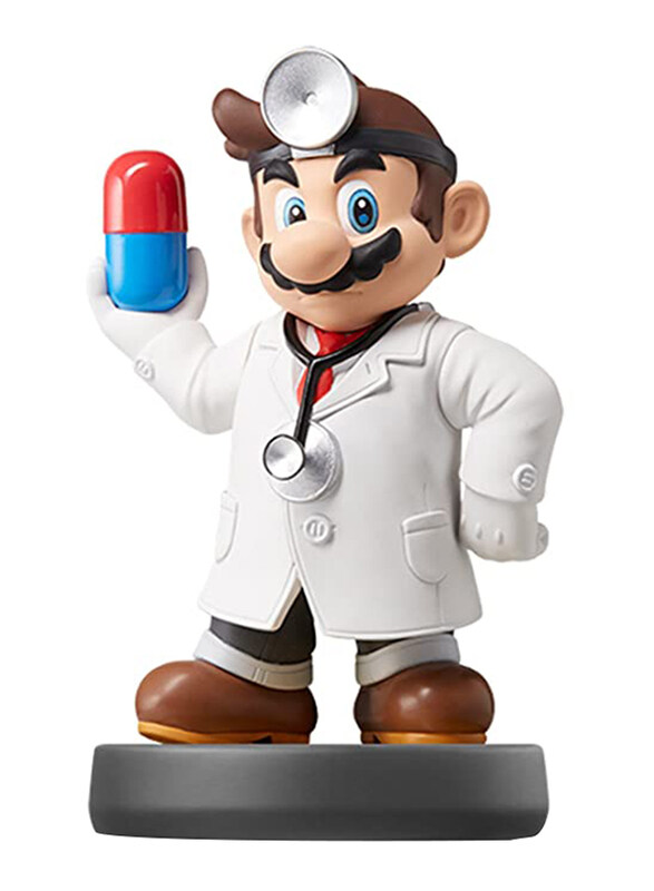 

Nintendo Dr. Mario Amiibo Super Smash Bros Series Toy Figure (Japan Version), Multicolour