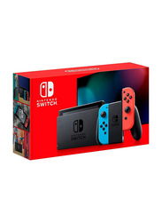 Nintendo Switch Handheld Gaming Console with Joy-Con Controllers, HAC-001(-01), Neon Blue/Red