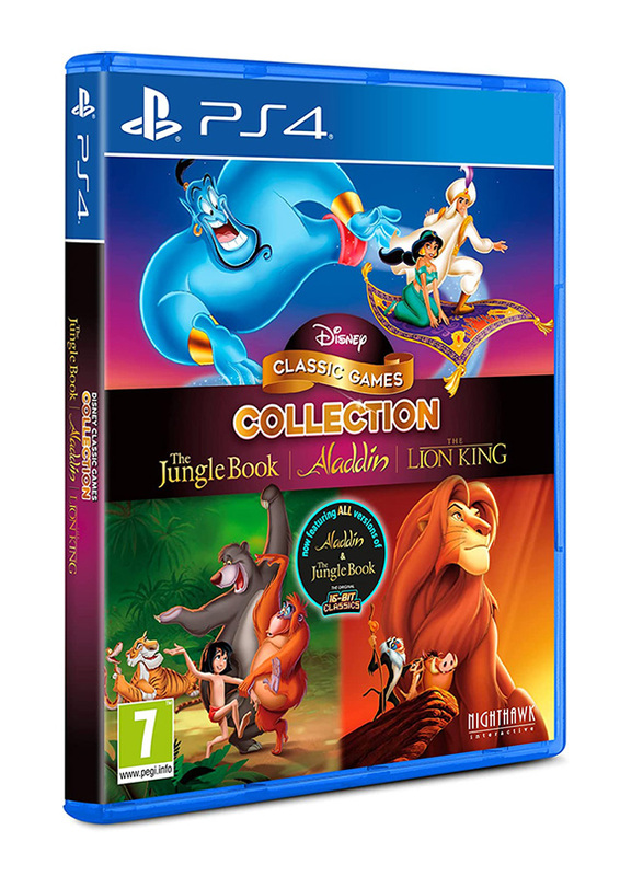 Disney Classic Games Collection: The Jungle Book, Aladdin And The Lion King Video Game for PlayStation 4 (PS4) by Nighthawk Interactive