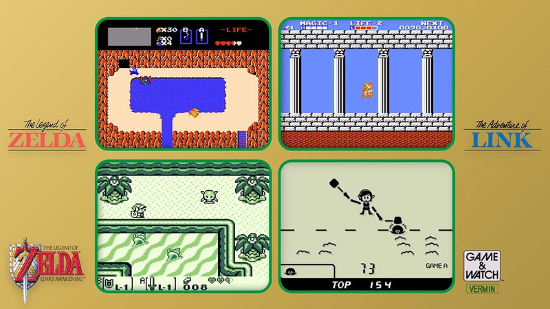 Nintendo Game & Watch: The Legend of Zelda Console, Green/Beige