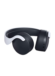 سماعات سوني بولس ثلاثية الابعاد لاسلكية لبلاي ستيشن 5, أسود/أبيض