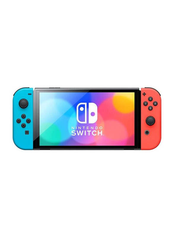 Nintendo Switch Console with Joy Controllers, Neon Blue/Neon Red