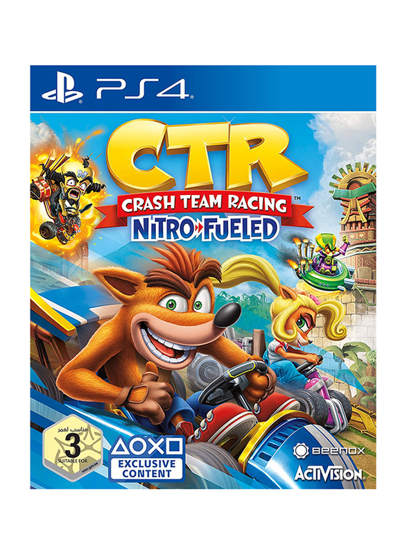 Crash Team Racing: Nitro-Fueled Video Game for PlayStation 4 (PS4) by Activision