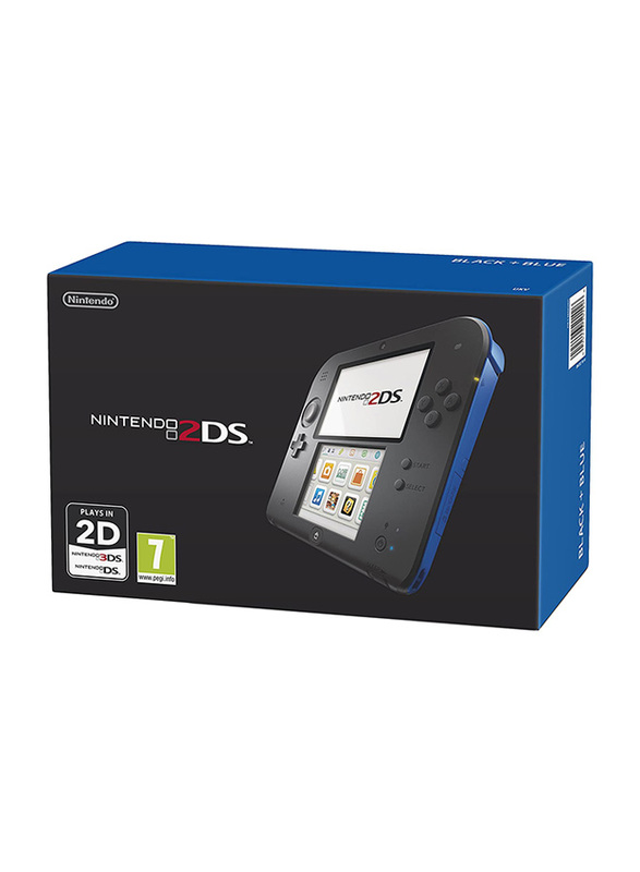 Nintendo 2DS Handheld Console, Black/Blue