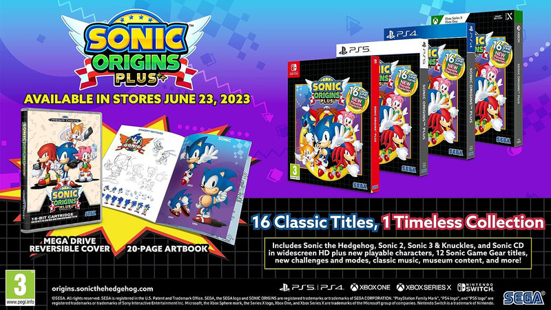 Sonic Origins Plus Day 1 Edition for Xbox Series X Xbox One by Sega