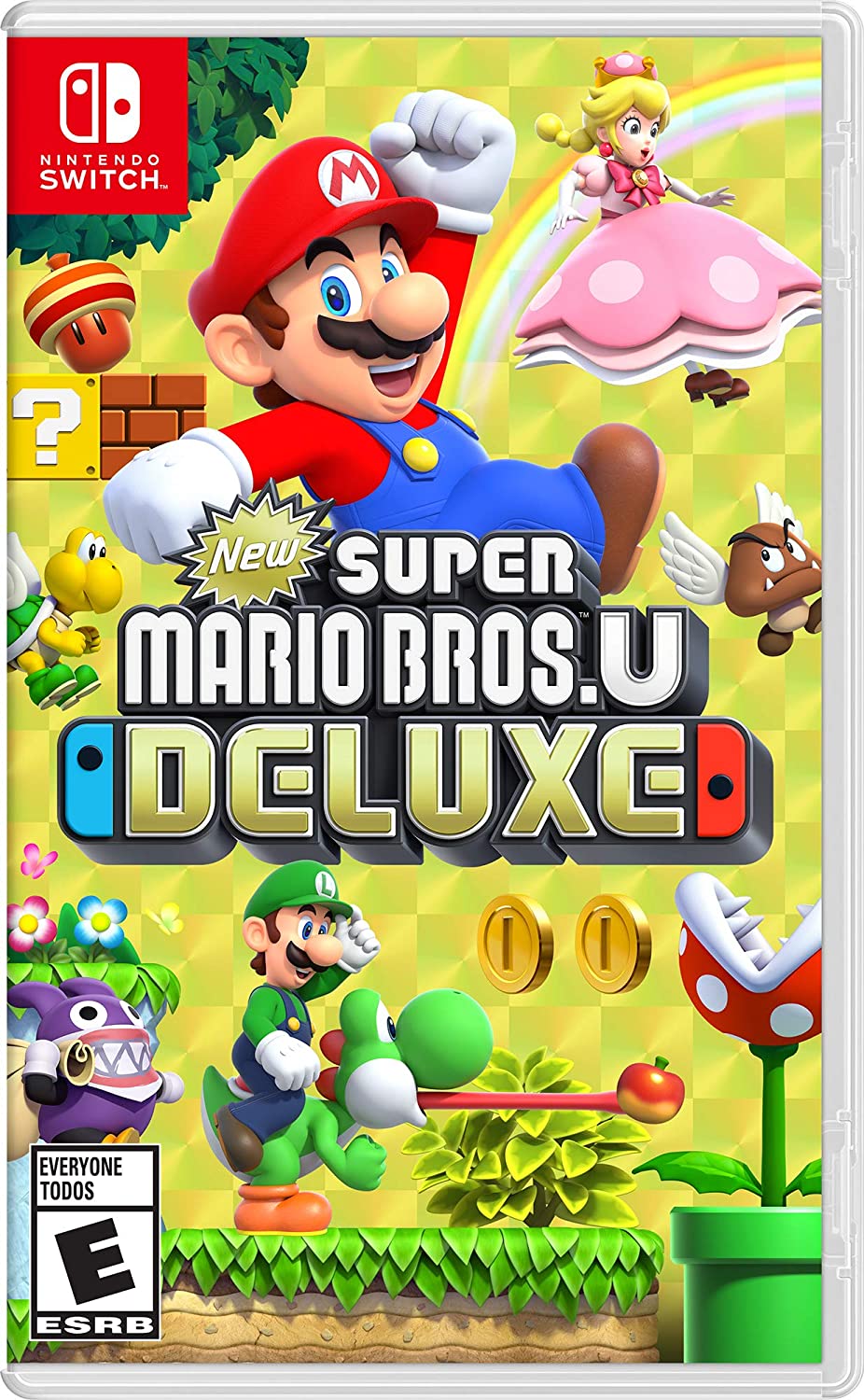 New Super Mario Bros U Deluxe Nintendo Switch Video Game (Nintendo Switch)