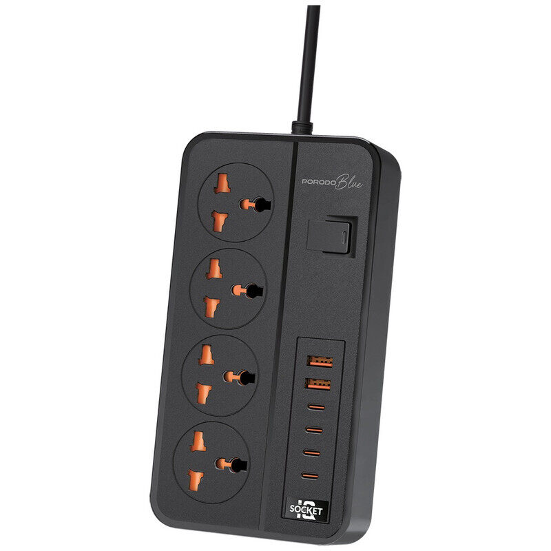 

Porodo Blue 4 AC Power Strip