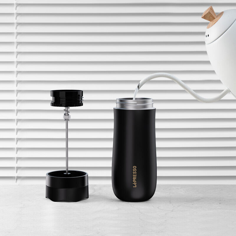 

LePresso Insulated Mug with French Press