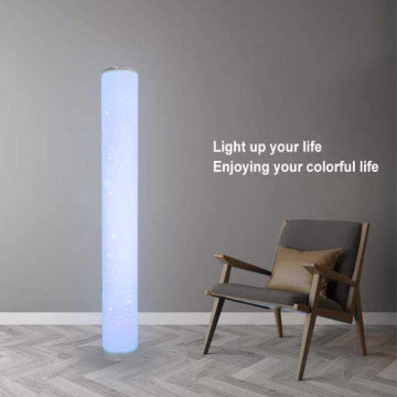 Minoy Cylindrical Floor Lamp, Multicolour