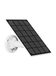 Powerology Outdoor Surveillance Camera with Solar Panel, White