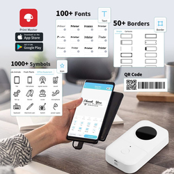 D30 Small Label Printer, White