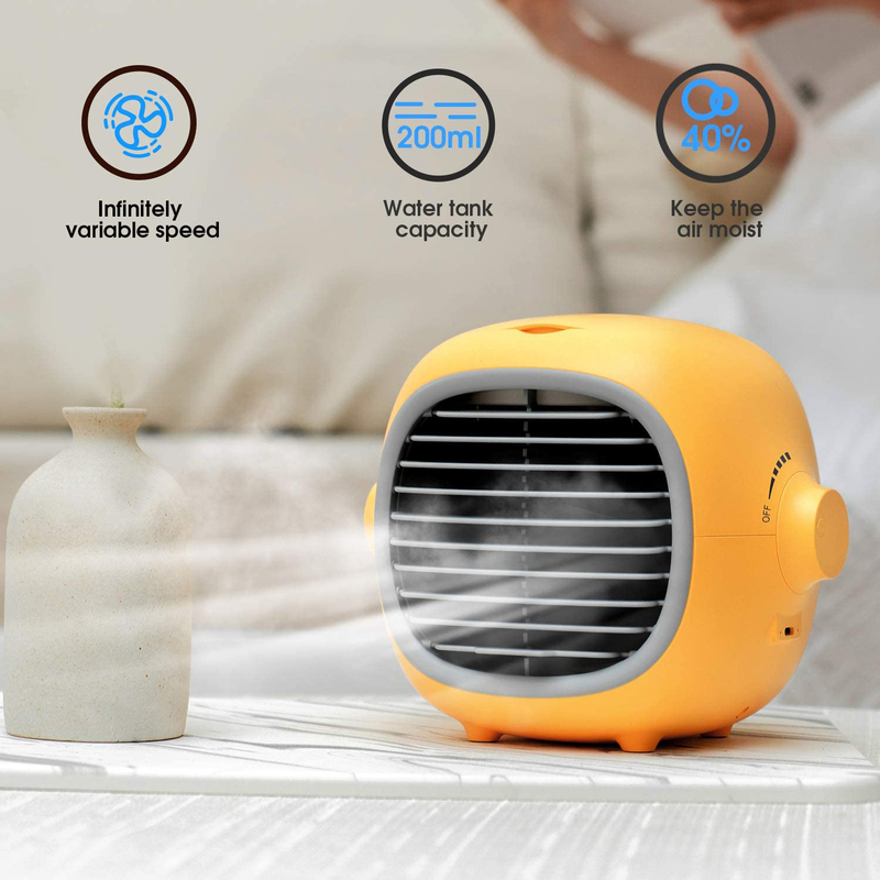 Air Cooler Fan, Yellow