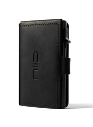 Niid Leather Bi-Fold Wallet For Men, Black