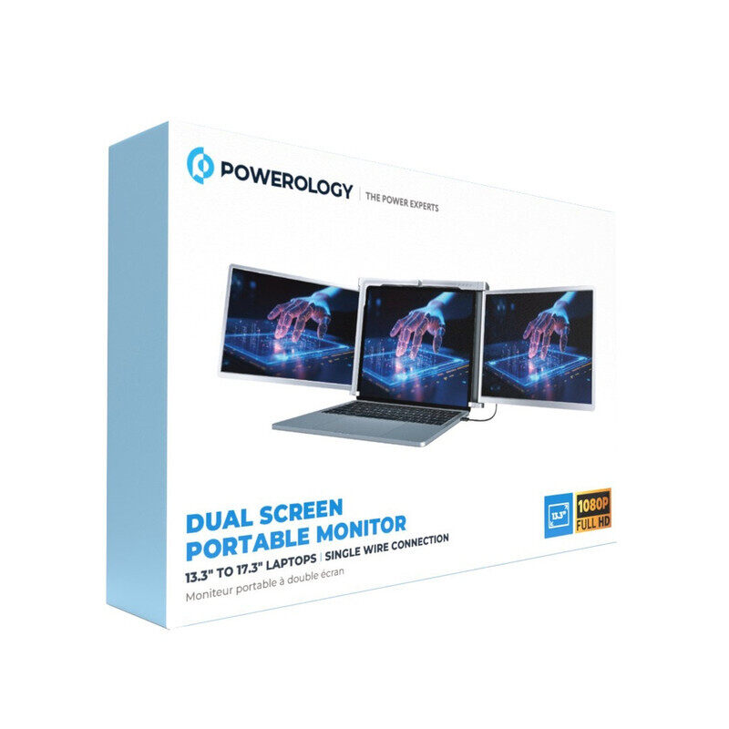 Powerology Dual Screen Portable Monitor