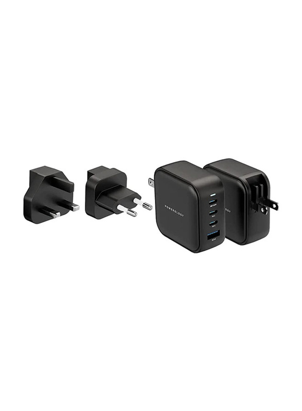 Powerology 100W Wall Charger, Black