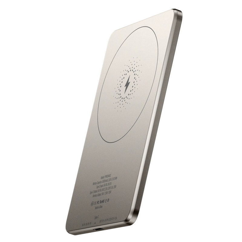 

Powerology Ultra-Thin 5000mAh MagSafe Power Bank