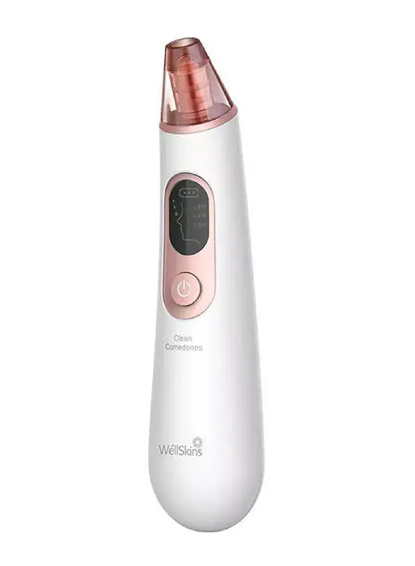 

WellSkin Strong Suction Beautify Instrument with Digital Display Screen, White