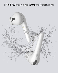 1More Bluetooth Noise Cancelling In-Ear Comfobuds Headphones, White