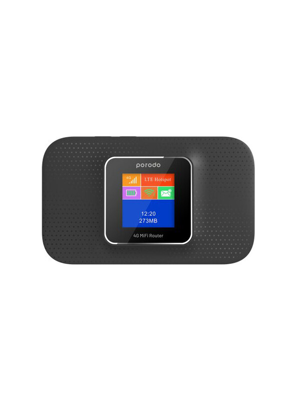 

Porodo 4G LTE/3G Portable High-Speed Router, Black