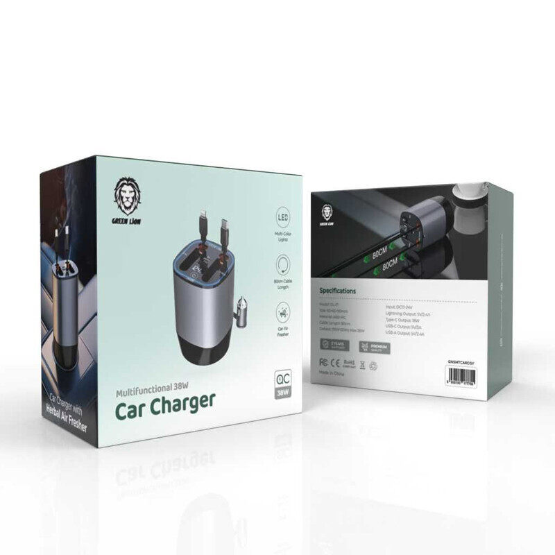 

Green Lion Multifunctional 38W Car Charger