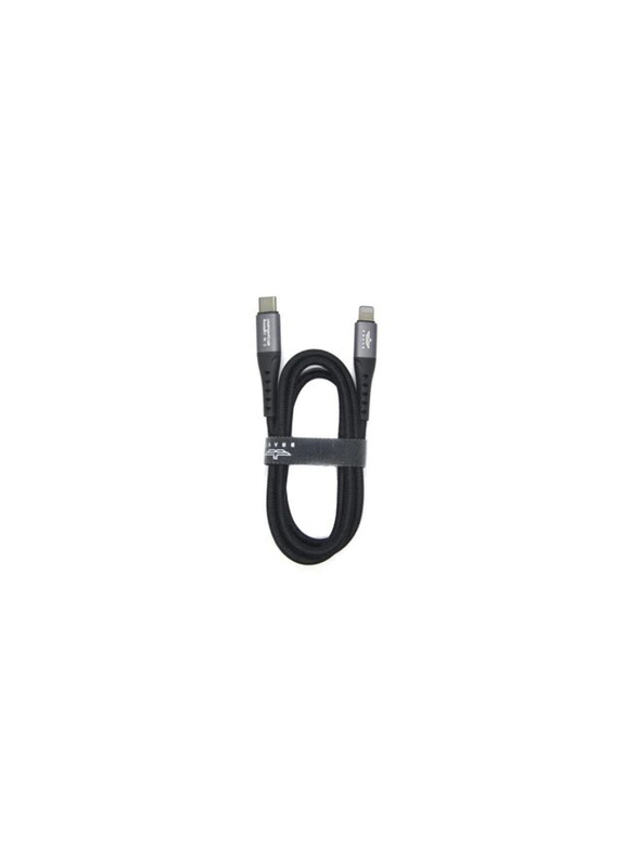 Brave Charging Data Cable, Lightning to USB, Black