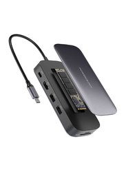Powerology 512GB USB-C Hub & SSD Drive All-in-one Connectivity & Storage