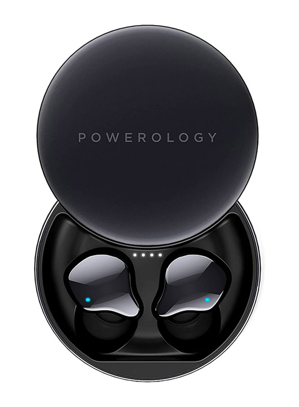 Powerology Primo True Wireless In-Ear Earbuds with Mic, Grey
